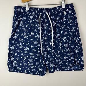 Polo Ralph Lauren Swim Trunks Mens M Surfing Coastal Tropical Vacation Fisherman